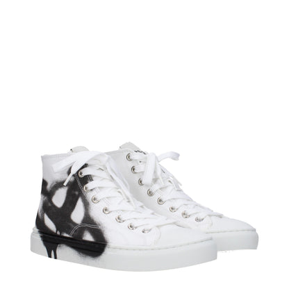Vivienne Westwood – Hohe Sneakers aus weißem Stoff