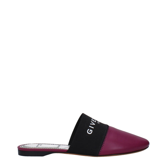 Givenchy Lila Leder-Slipper-Sandalen