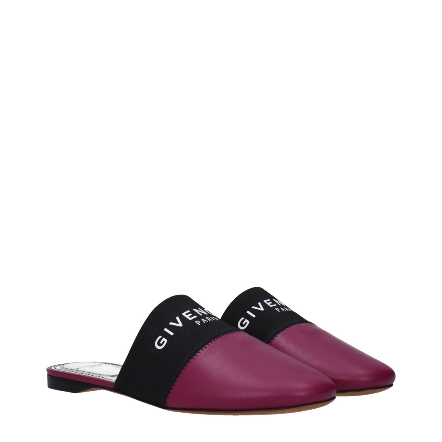 Givenchy Lila Leder-Slipper-Sandalen