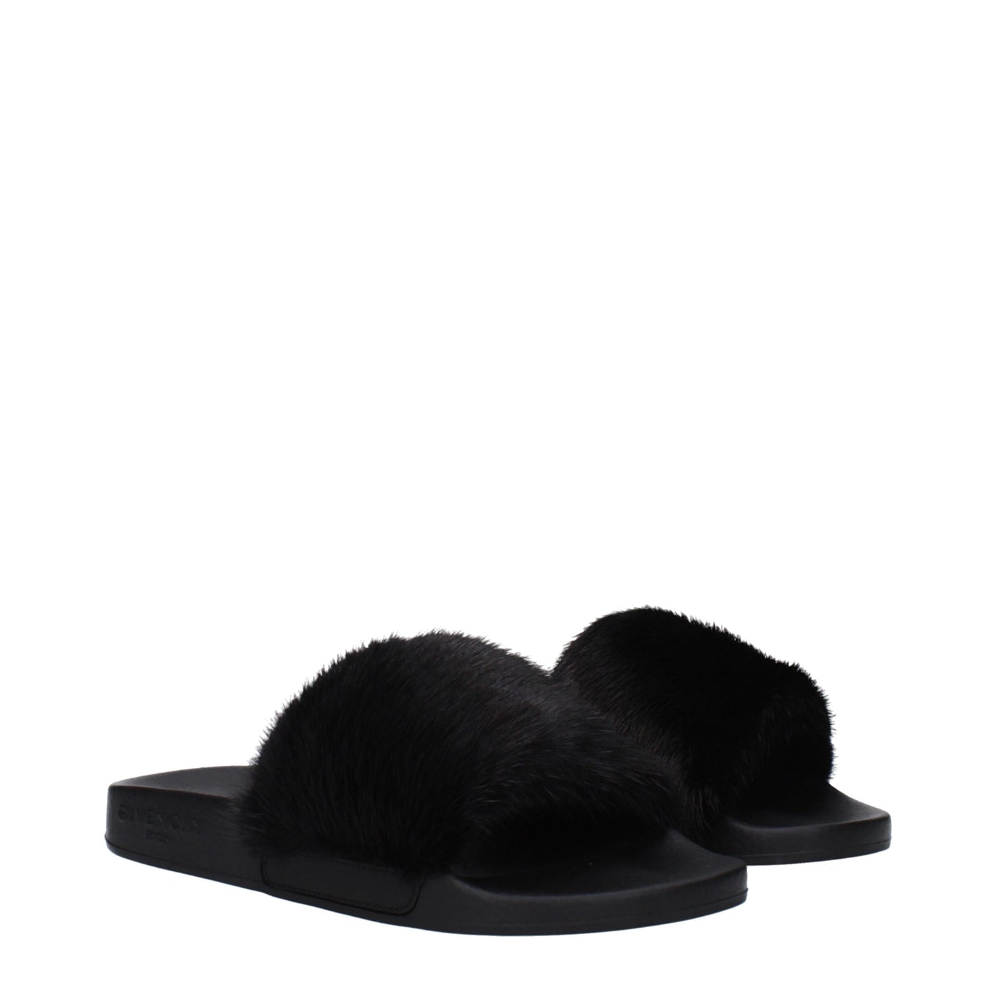 Givenchy – Schwarze Hausschuhe aus Baumwolle