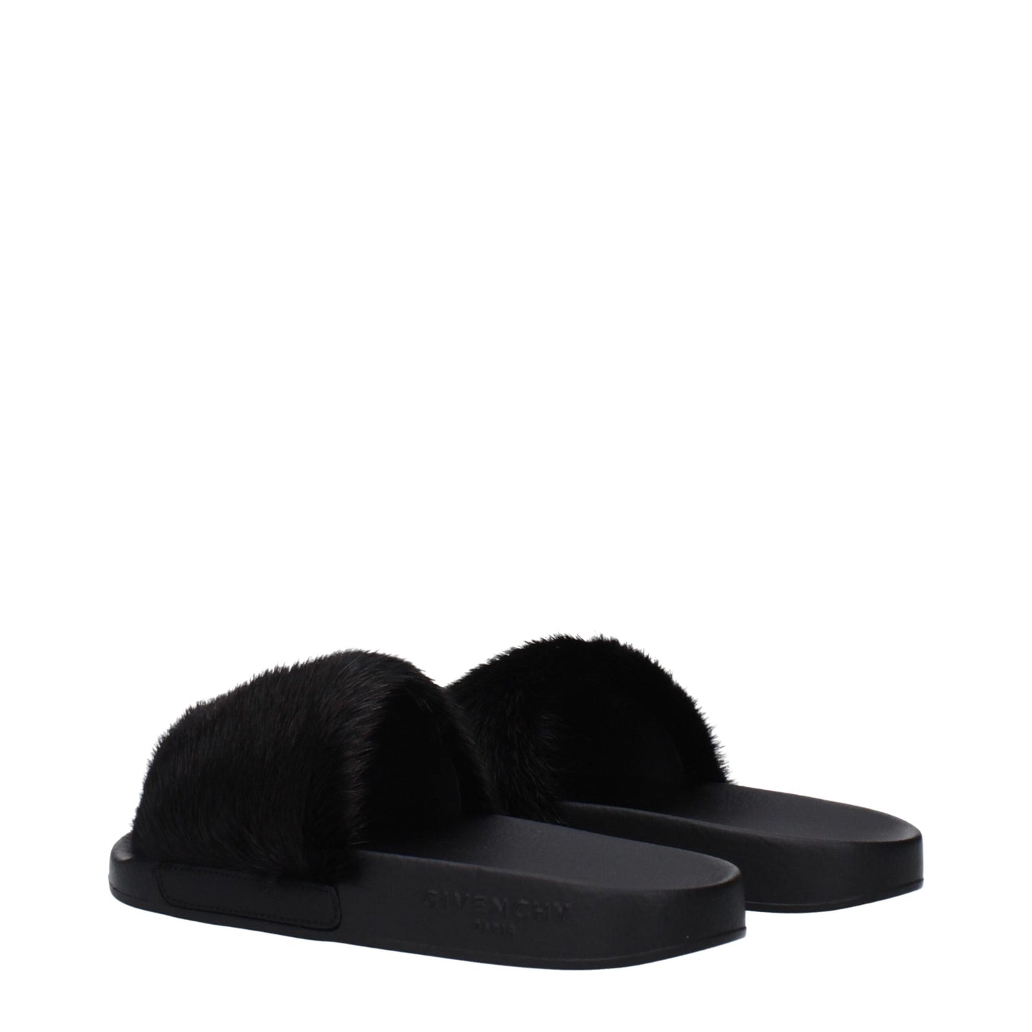 Givenchy – Schwarze Hausschuhe aus Baumwolle