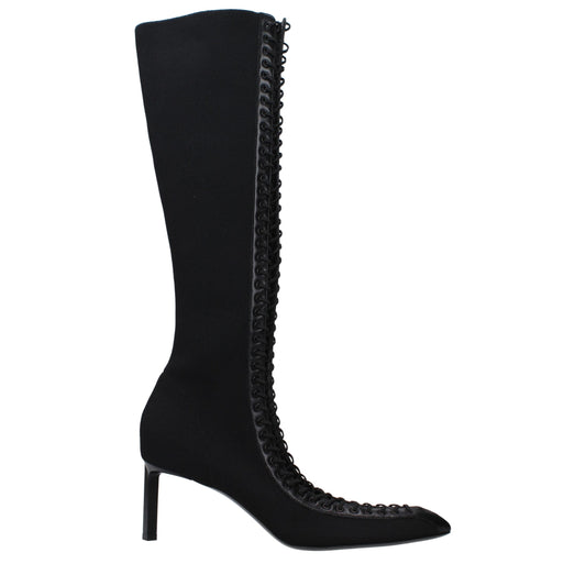 Givenchy – Schwarze Schnürstiefel aus Stoff