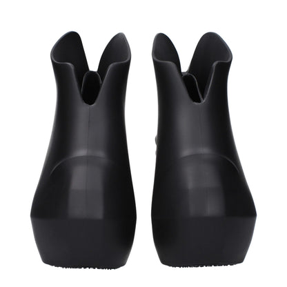 Givenchy – Schwarze Keilsandalen aus Baumwolle