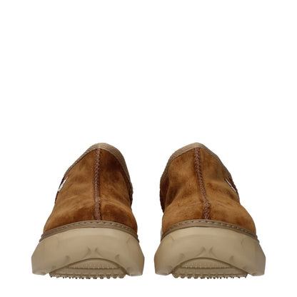 Givenchy Braune Leder-Slipper-Sandalen