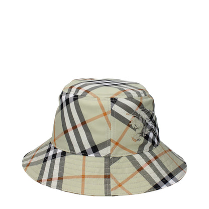 Burberry – Fischerhüte aus grünem Stoff