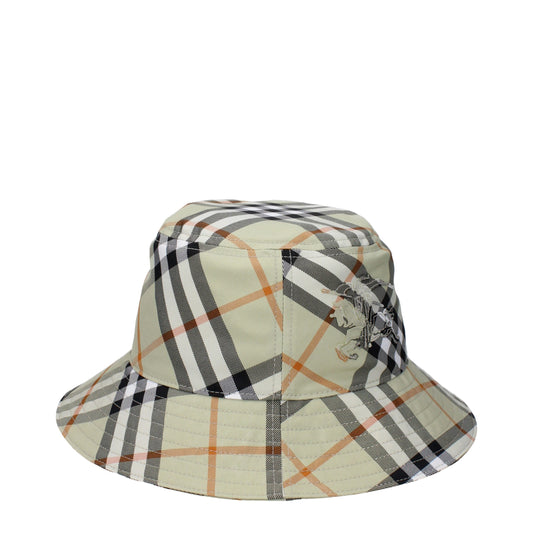 Burberry – Fischerhüte aus grünem Stoff