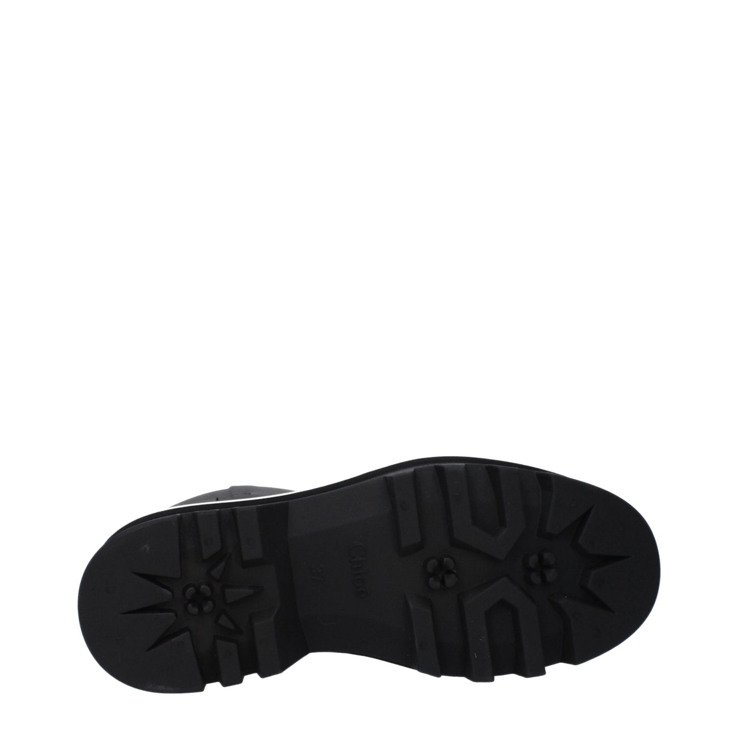 Chloé – Schwarze Baumwollstiefeletten