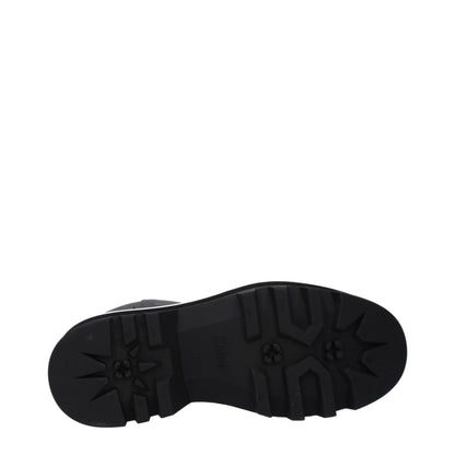 Chloé – Schwarze Baumwollstiefeletten