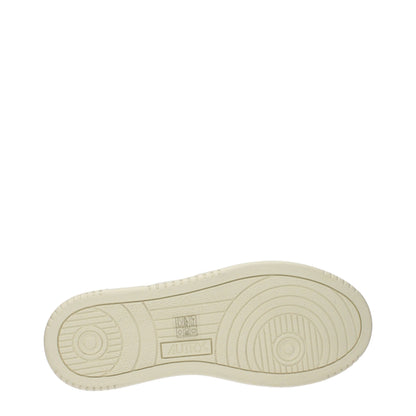 Autry Weiße niedrige Lederschuhe