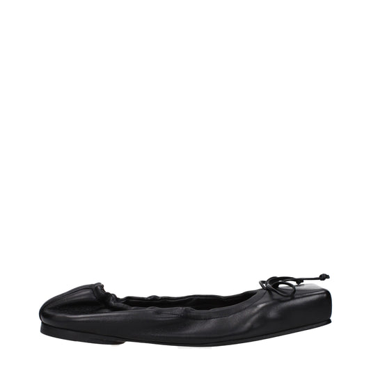 Jacquemus – Schwarze Ballerinas aus Leder