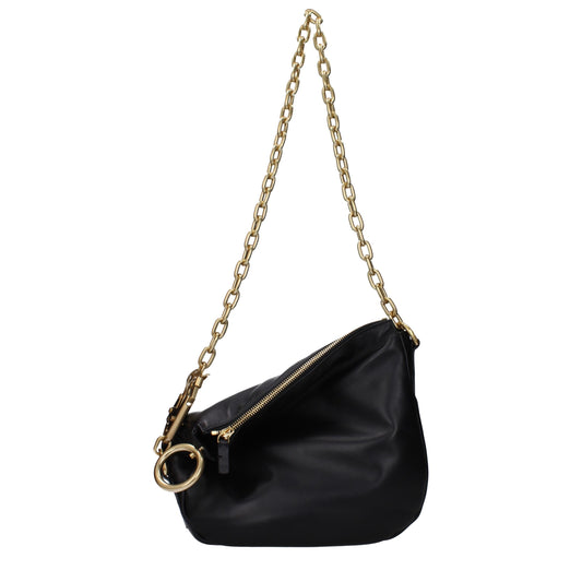 Burberry Schwarze Leder-Umhängetaschen
