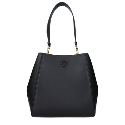 Tory Burch Schwarze Leder-Umhängetaschen