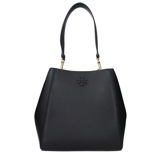 Tory Burch Schwarze Leder-Umhängetaschen