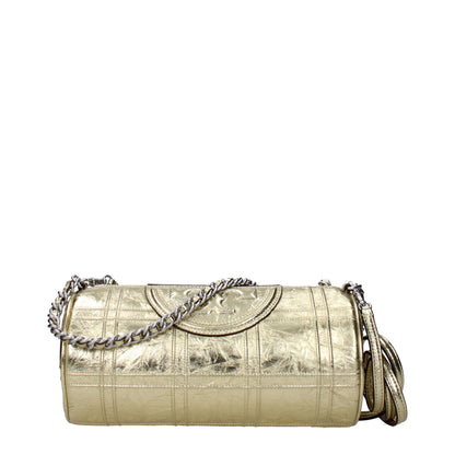 Tory Burch Gold Leder Schultertaschen