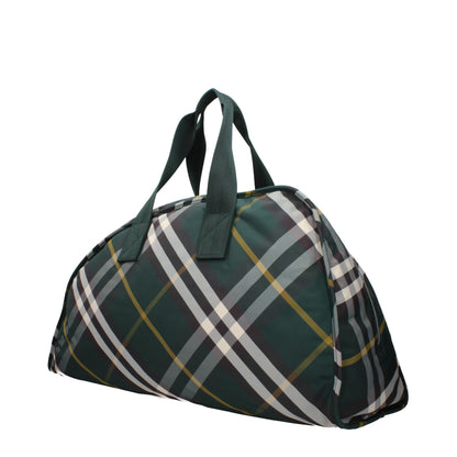Burberry Grünes Stoffgepäck und Reise