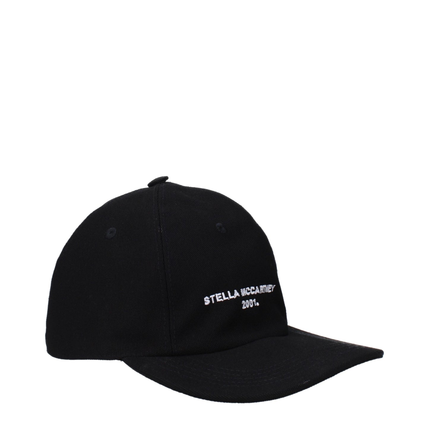 Stella McCartney Schwarze Baumwollkappen (Baseballmütze)