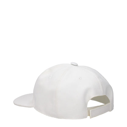Stella McCartney Weiße Baumwollkappen (Baseballmütze)