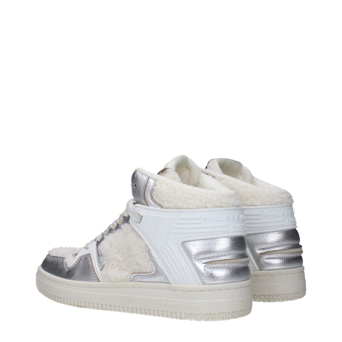 Philippe Model Graue Leder High-Tops