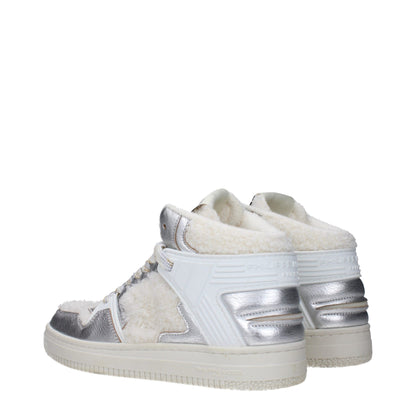 Philippe Model Graue Leder High-Tops