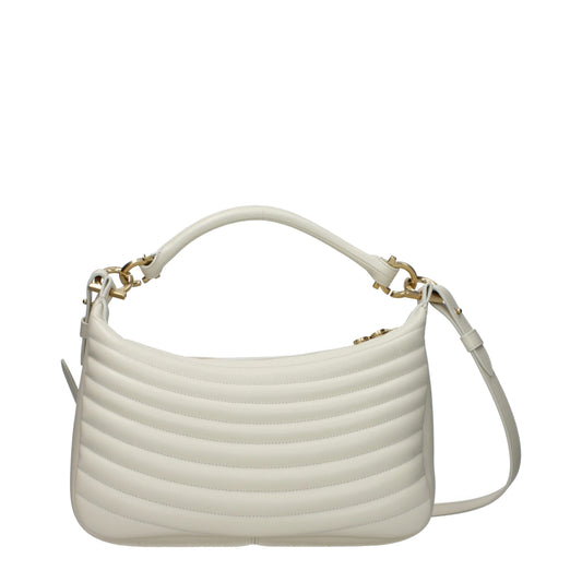 Salvatore Ferragamo Beige Lederhandtaschen