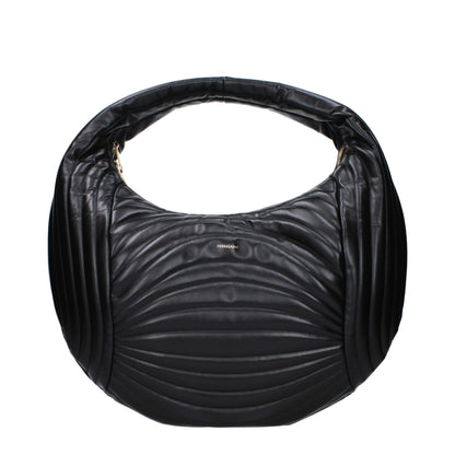 Salvatore Ferragamo Schwarze Lederhandtaschen