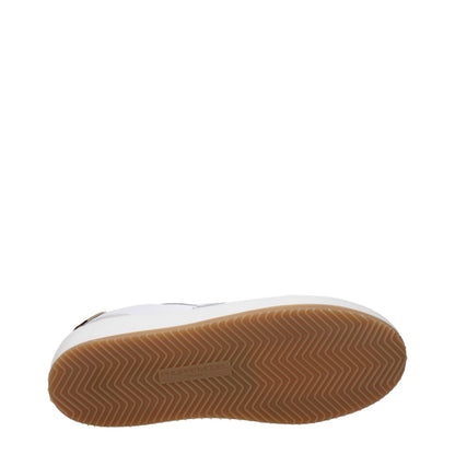 Philippe Model Weiße Leder Low-Tops