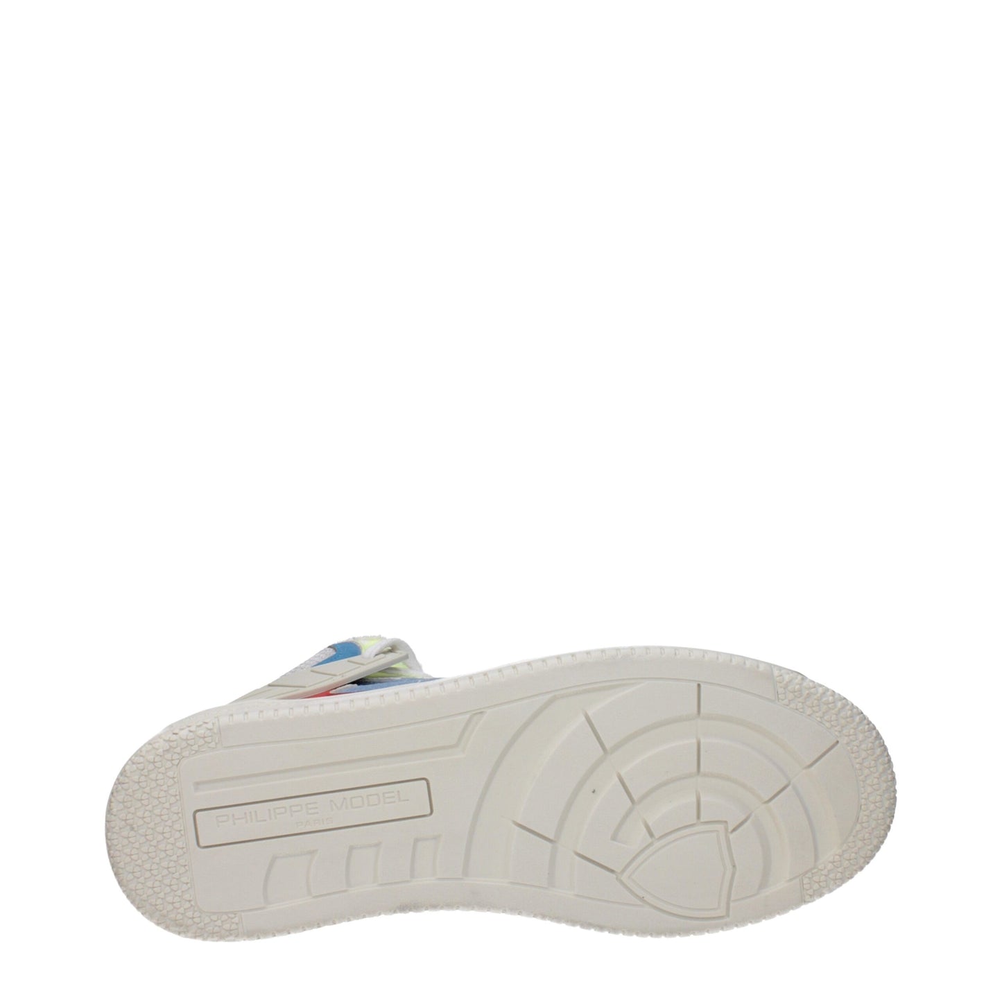 Philippe Model – Hohe Sneakers aus weißem Stoff