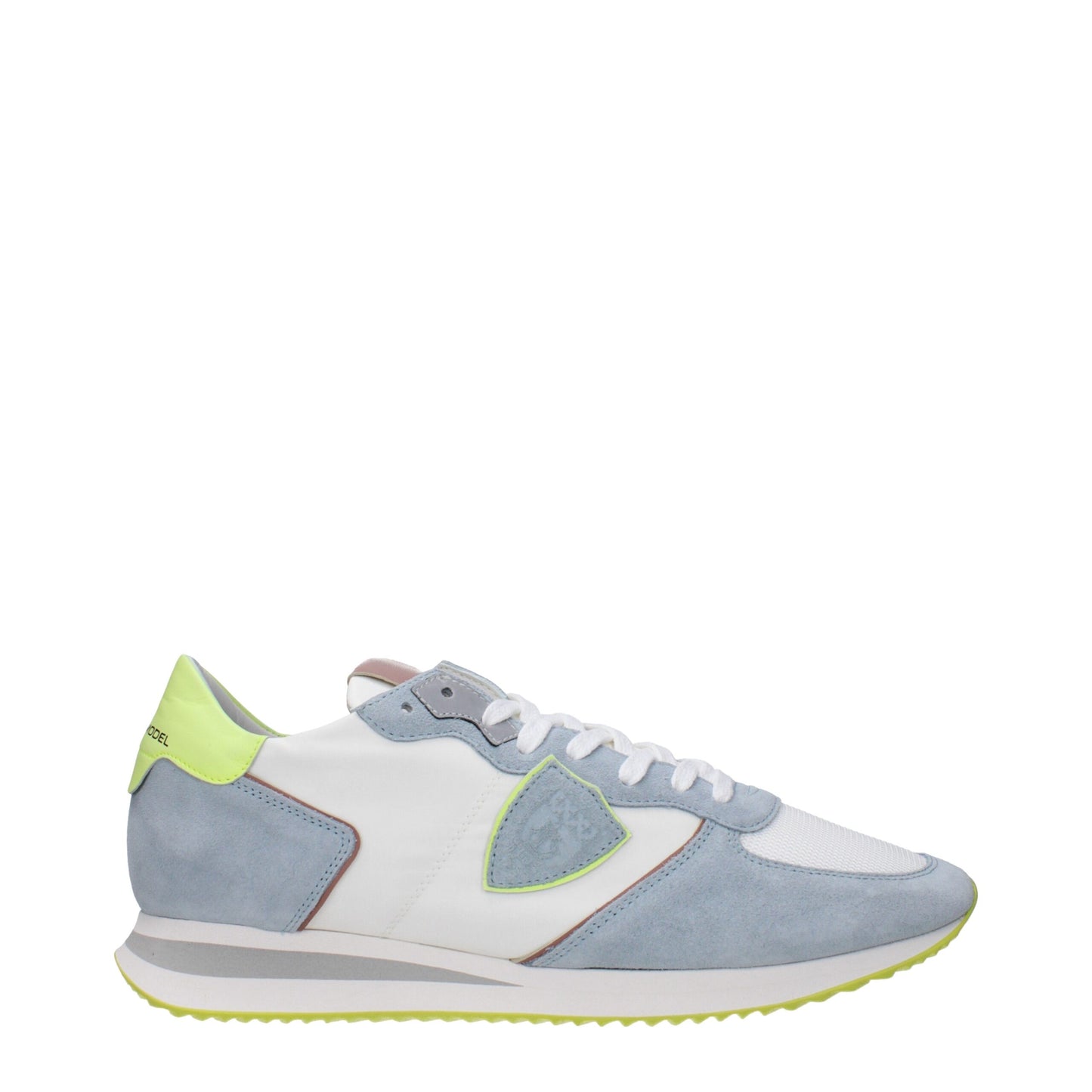 Philippe Model Weiße Stoff-Low-Tops