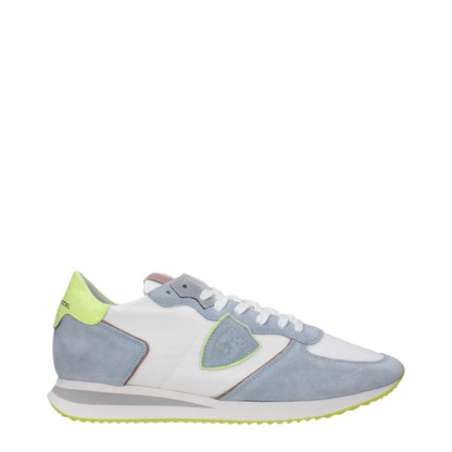 Philippe Model Weiße Stoff-Low-Tops