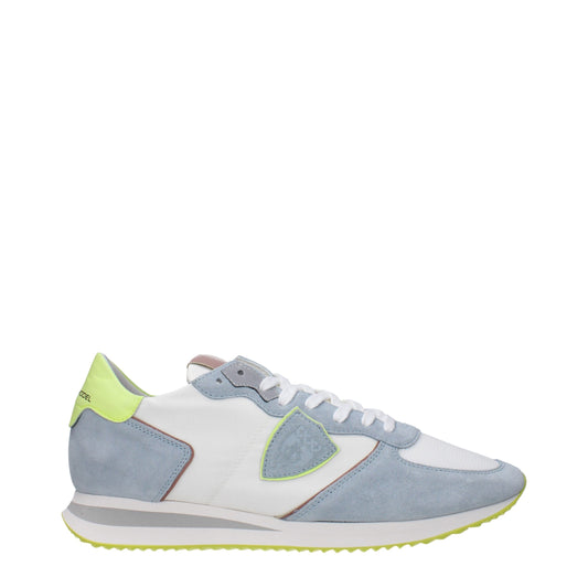 Philippe Model Weiße Stoff-Low-Tops