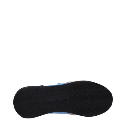 Philippe Model Blaue Stoff-Low-Tops