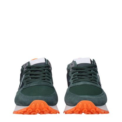 Philippe Model – Sportliche Sneakers aus grünem Stoff