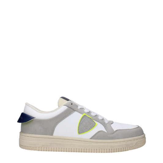 Weiße Ledersneakers von Philippe Model