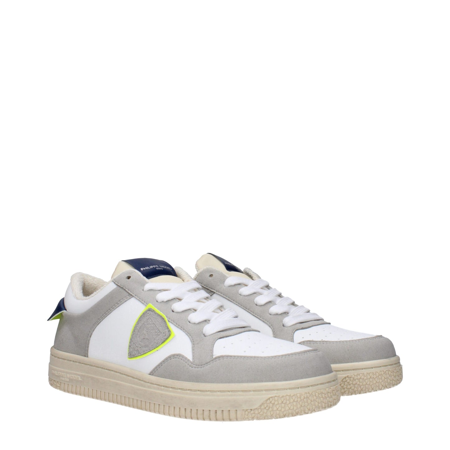 Weiße Ledersneakers von Philippe Model