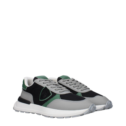 Philippe Model – Sportliche Sneakers aus schwarzem Stoff