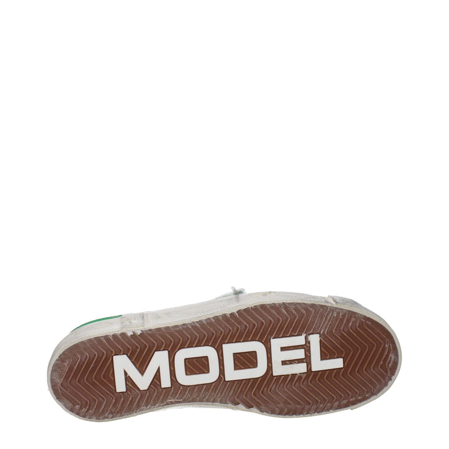 Philippe Model Grüne Leder Low-Tops