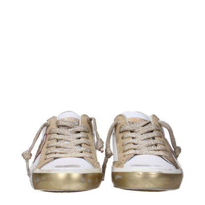 Philippe Model Weiße Leder Low-Tops