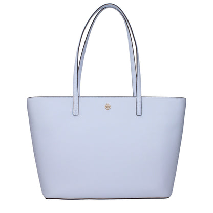 Tory Burch Hellblaue Schultertaschen aus Leder