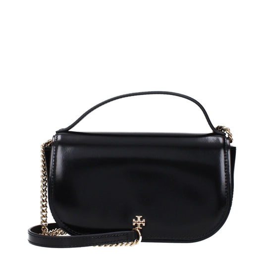 Tory Burch Schwarze Lederhandtaschen