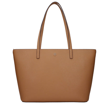 Tory Burch Braune Leder-Umhängetaschen