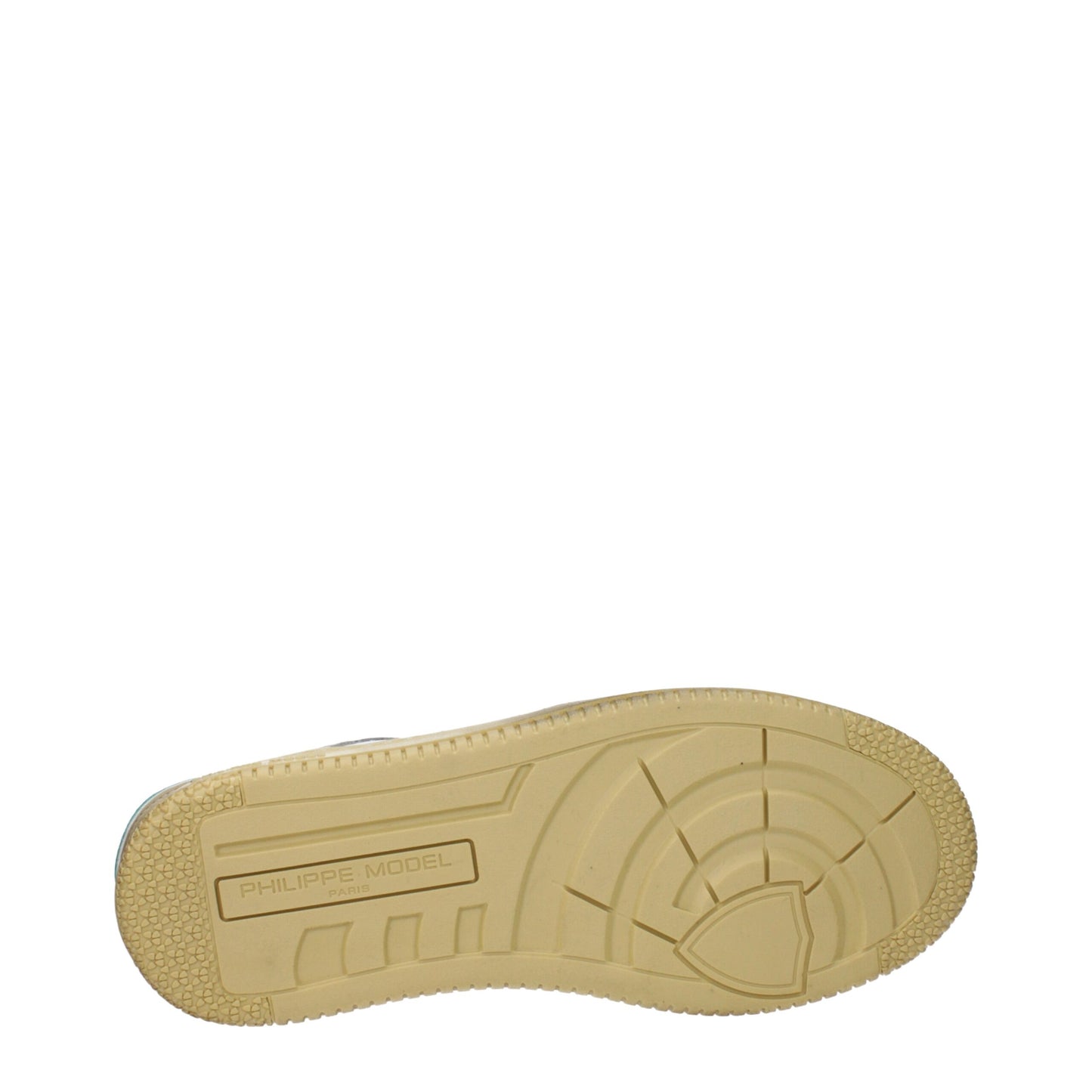 Philippe Model Weiße Leder Low-Tops
