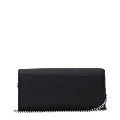 Tory Burch Schwarze Leder-Clutch