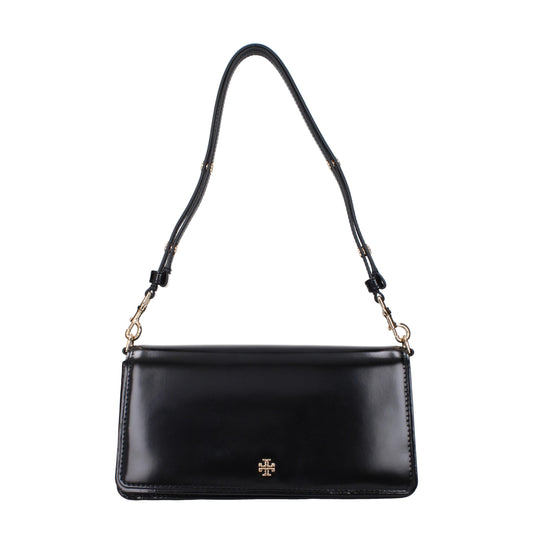 Tory Burch Schwarze Leder-Umhängetaschen
