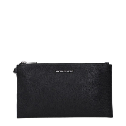 Pochettes en cuir noir Michael Kors