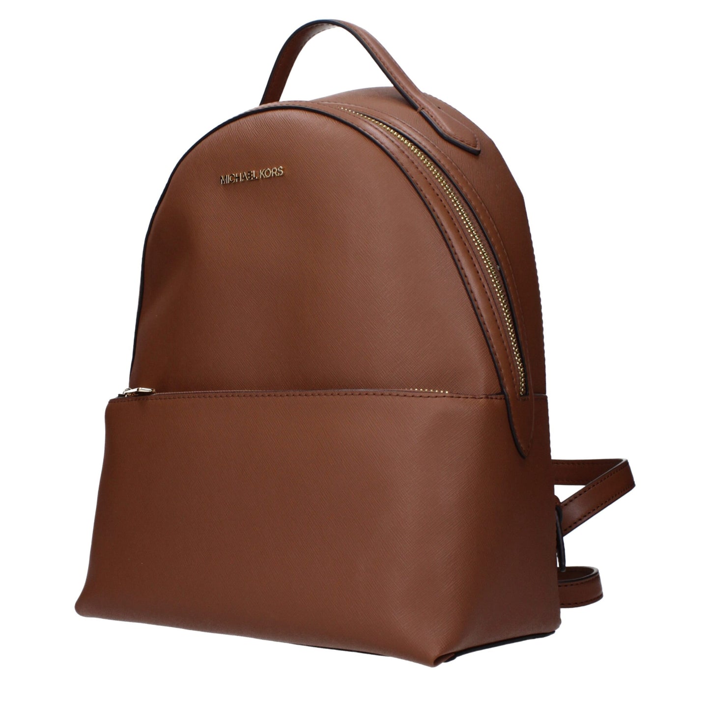 Sacs à dos en cuir marron Michael Kors