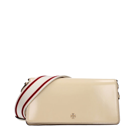 Tory Burch Beige Leder Umhängetaschen