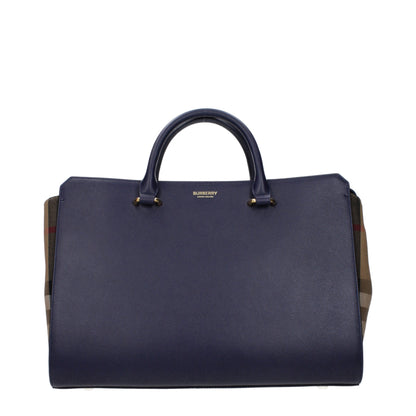 Burberry Blaue Lederhandtaschen
