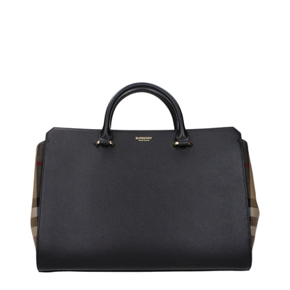 Burberry Schwarze Lederhandtaschen