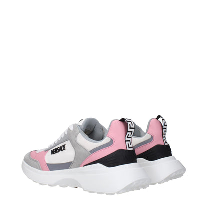 Versace – Weiße Stoff-Sneaker