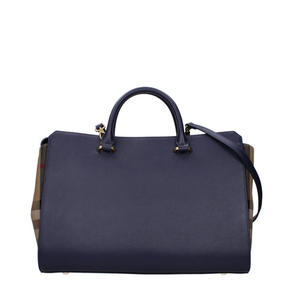 Burberry Blaue Lederhandtaschen